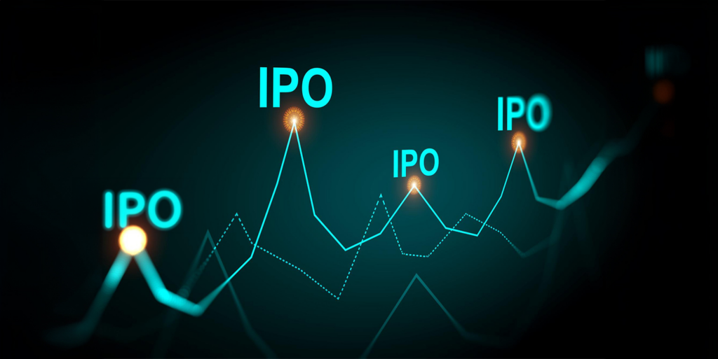 IPO Stocks financial market graph